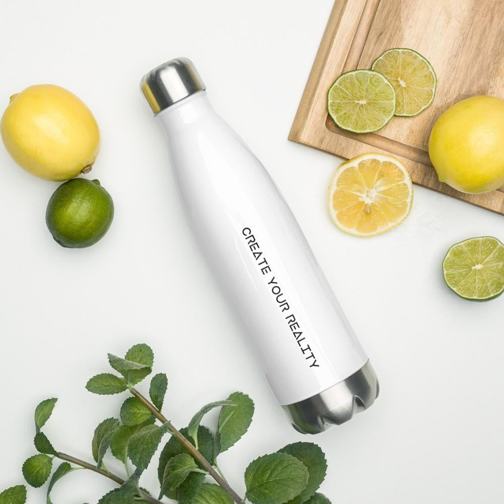 CREATE YOUR REALITY Stainless Steel Water Bottle